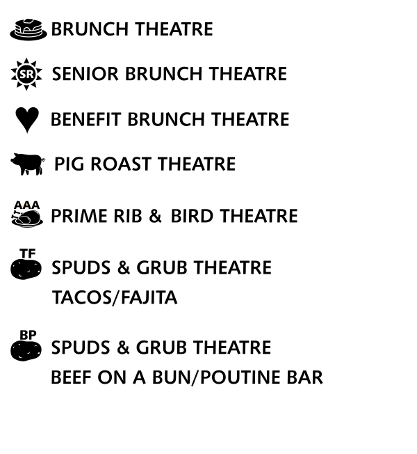 Theatre Grub for On A First Name Basis produced by Cow Patti 2022